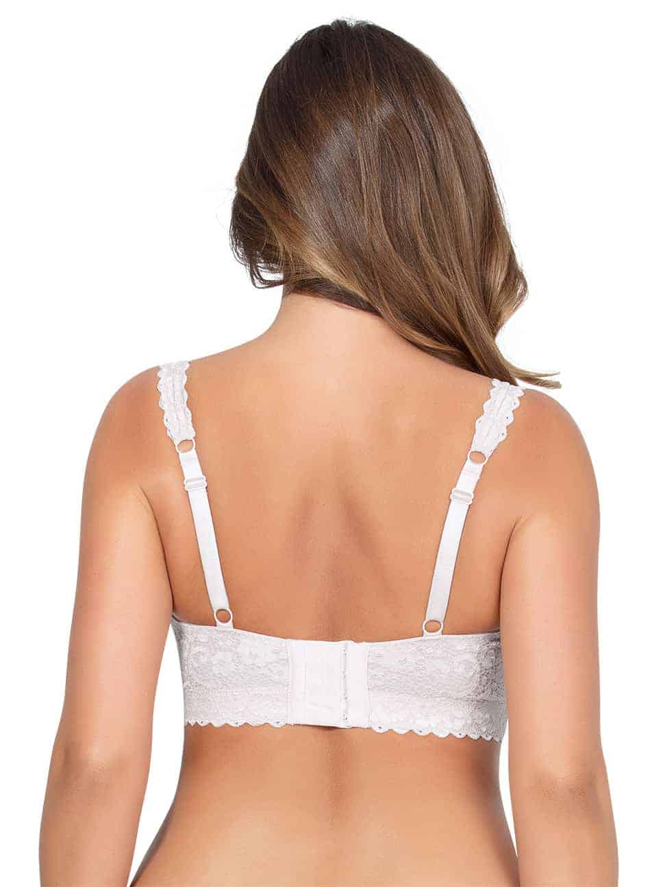 Adriana Lace Bralette - White