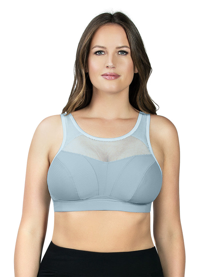 Breeze Wireless Sports Bra - Granite Blue