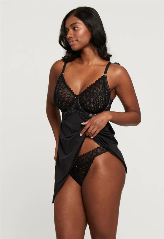Montelle Lacy Full Cup Muse Babydoll Set