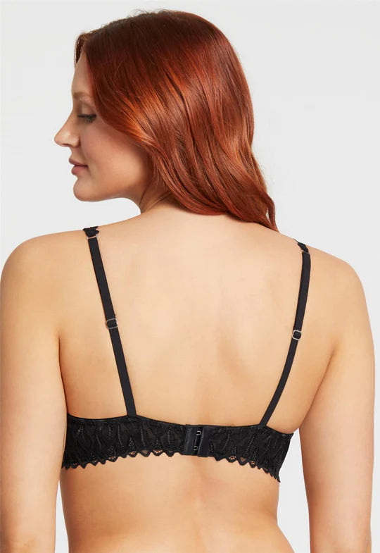 Montelle Lacy Mystique Underwire Bra - Black