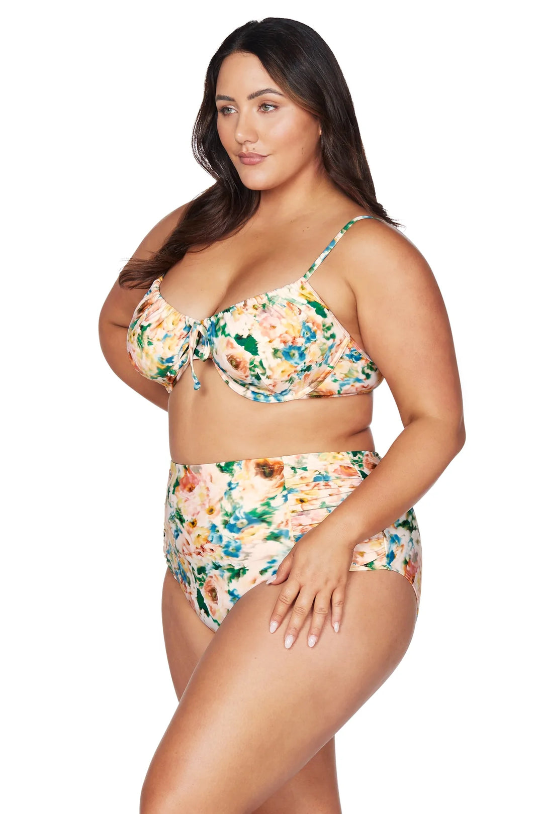 Odette Multi Botticelli High Waist Swim Pant