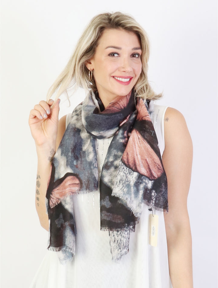 Butterfly Print Fashion Scarf