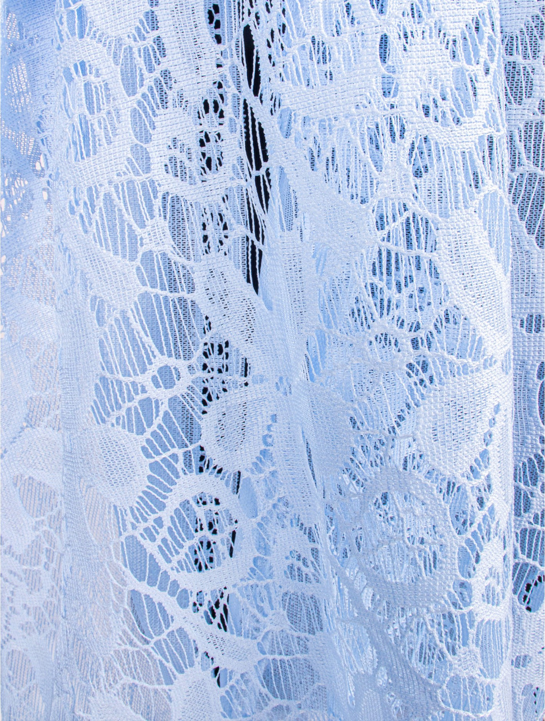 Flower Cut-Out Lace Design Scarf