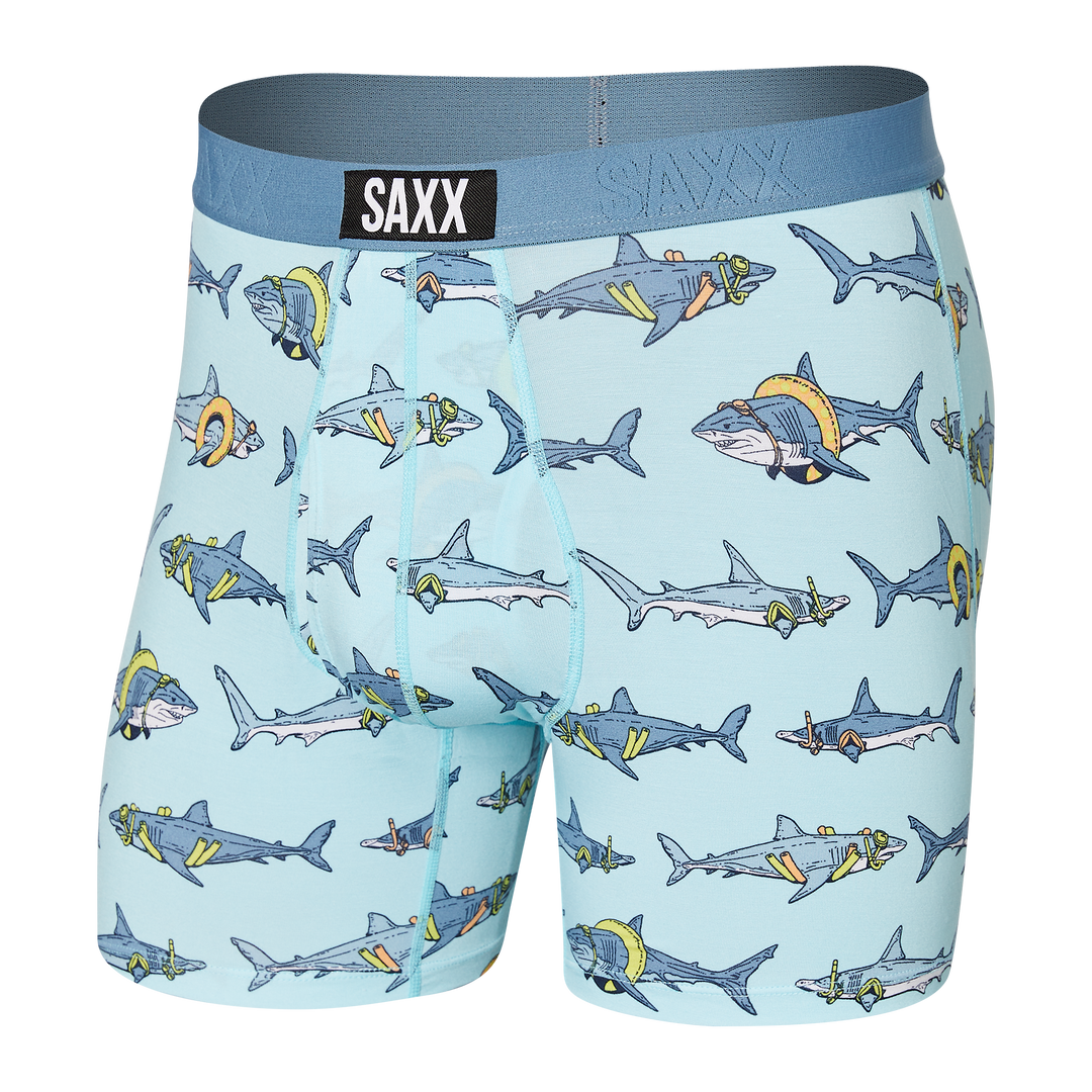 Saxx Ultra Super Soft Boxer Brief - Pool Sharks - Size Small