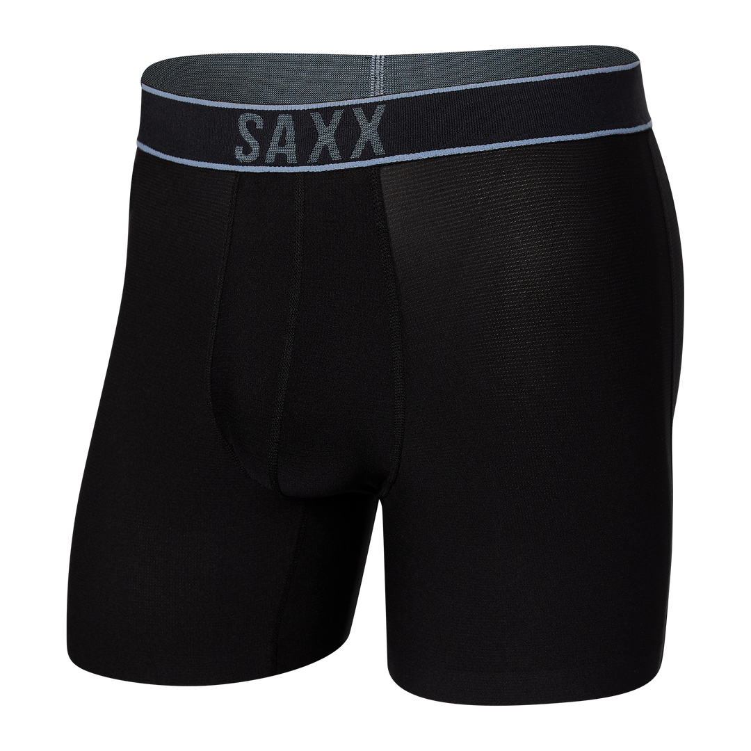 Saxx DropTemp Cooling Hydro Boxer Brief - Black