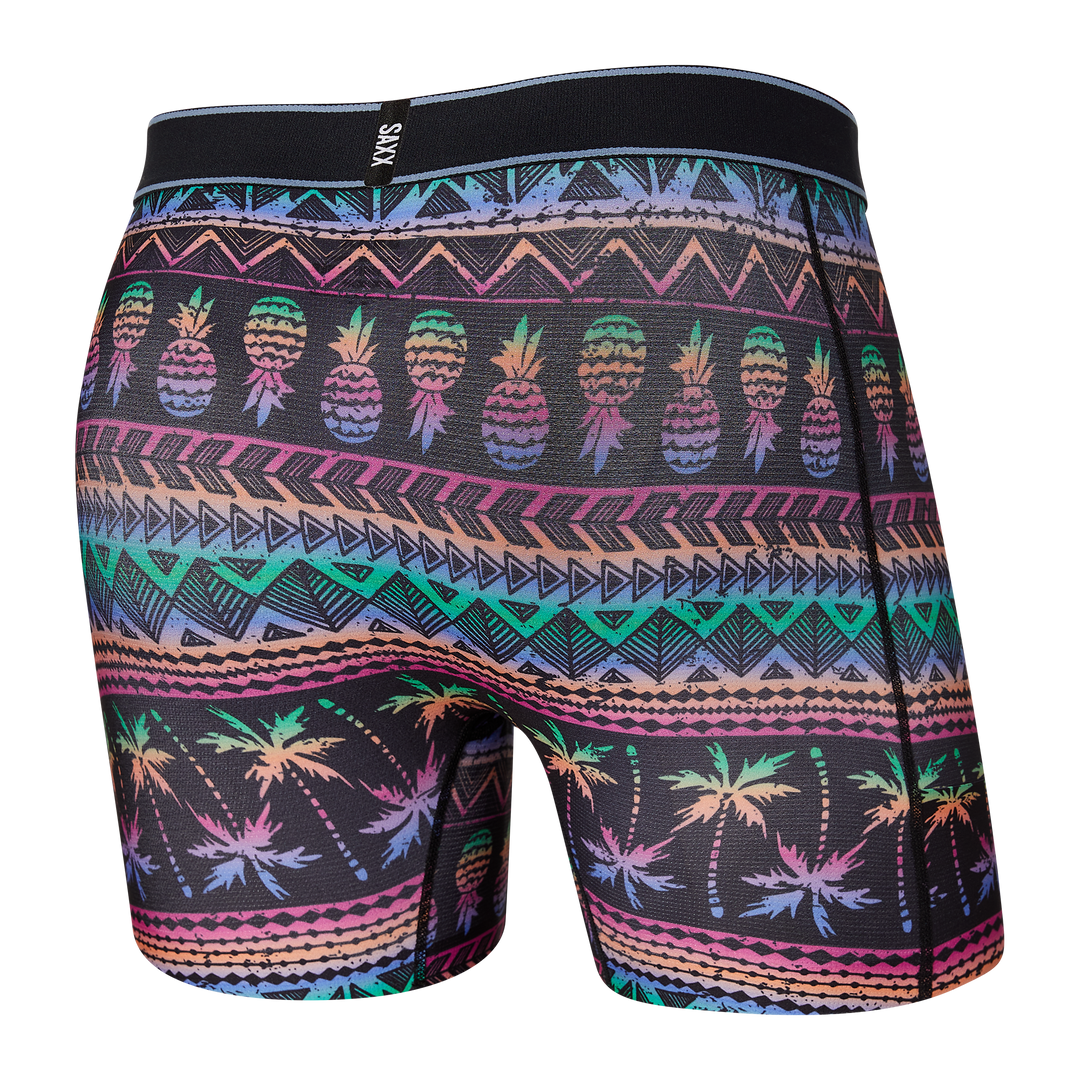 🇨🇦 Saxx Hydro Drop Temp Cooling Boxer Brief  - Pineapple Stripe
