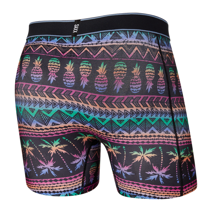 🇨🇦 Saxx Hydro Drop Temp Cooling Boxer Brief  - Pineapple Stripe