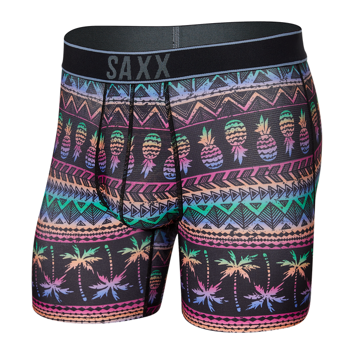 Saxx Hydro Drop Temp Cooling Boxer Brief  - Pineapple Stripe