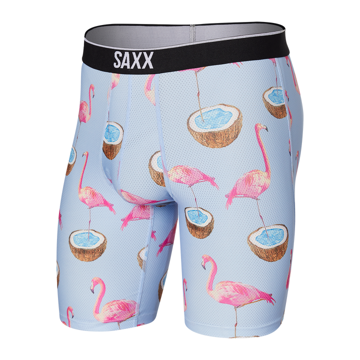 🇨🇦 Saxx Volt Breath Mesh Long Leg - Flamingo Dream