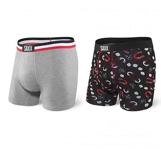Saxx Vibe Boxer 2PK - Lucky Pack - Size Small