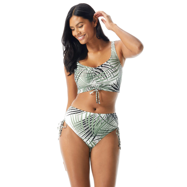 Coco Reef Elevate Bra Sized Shirred Underwire Bikini Top