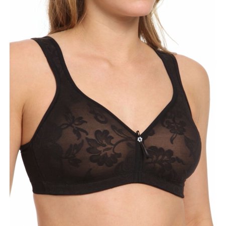 Versailles Seamless Wire-Free Bra - Black