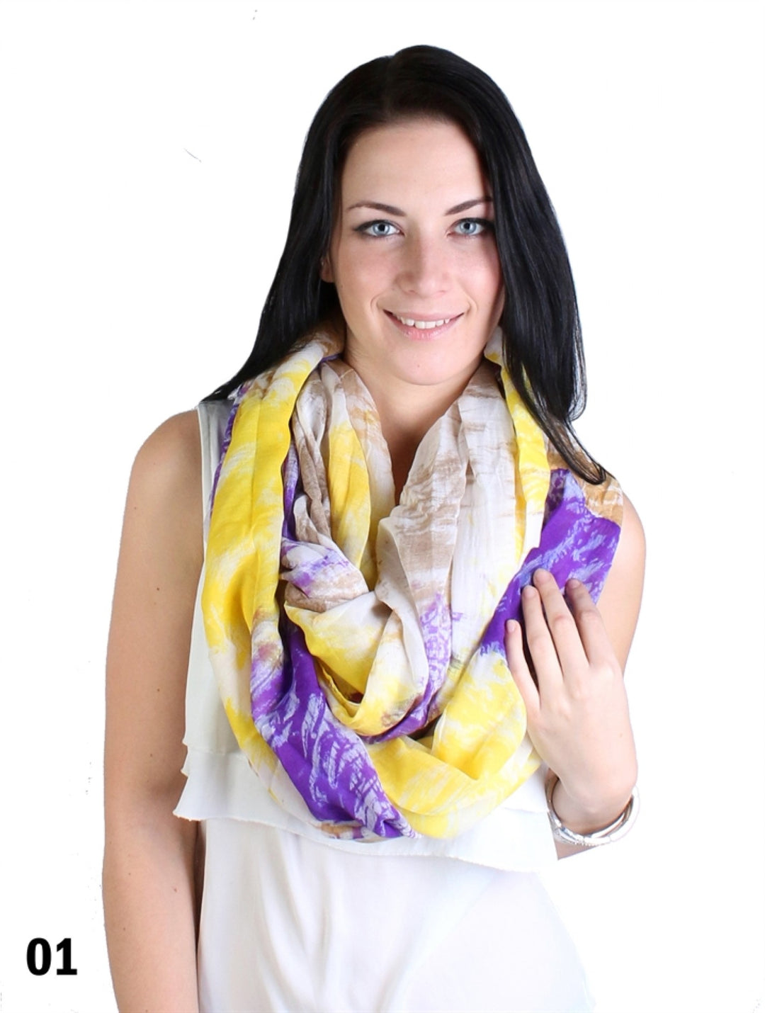 TIE-DYE Linen Scarf