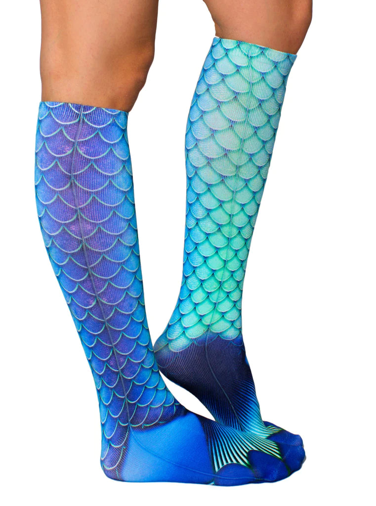 Mermaid Knee High Socks