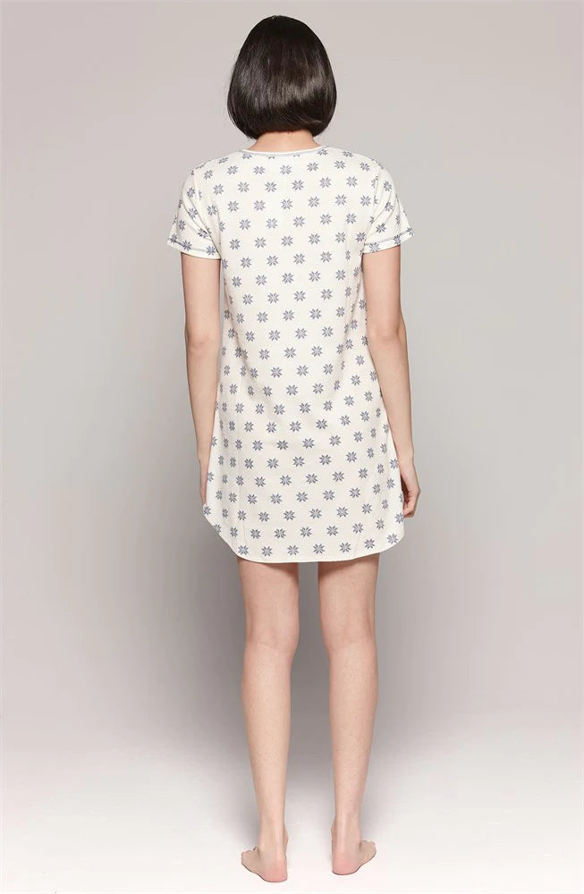 Snowflake Short Nightgown