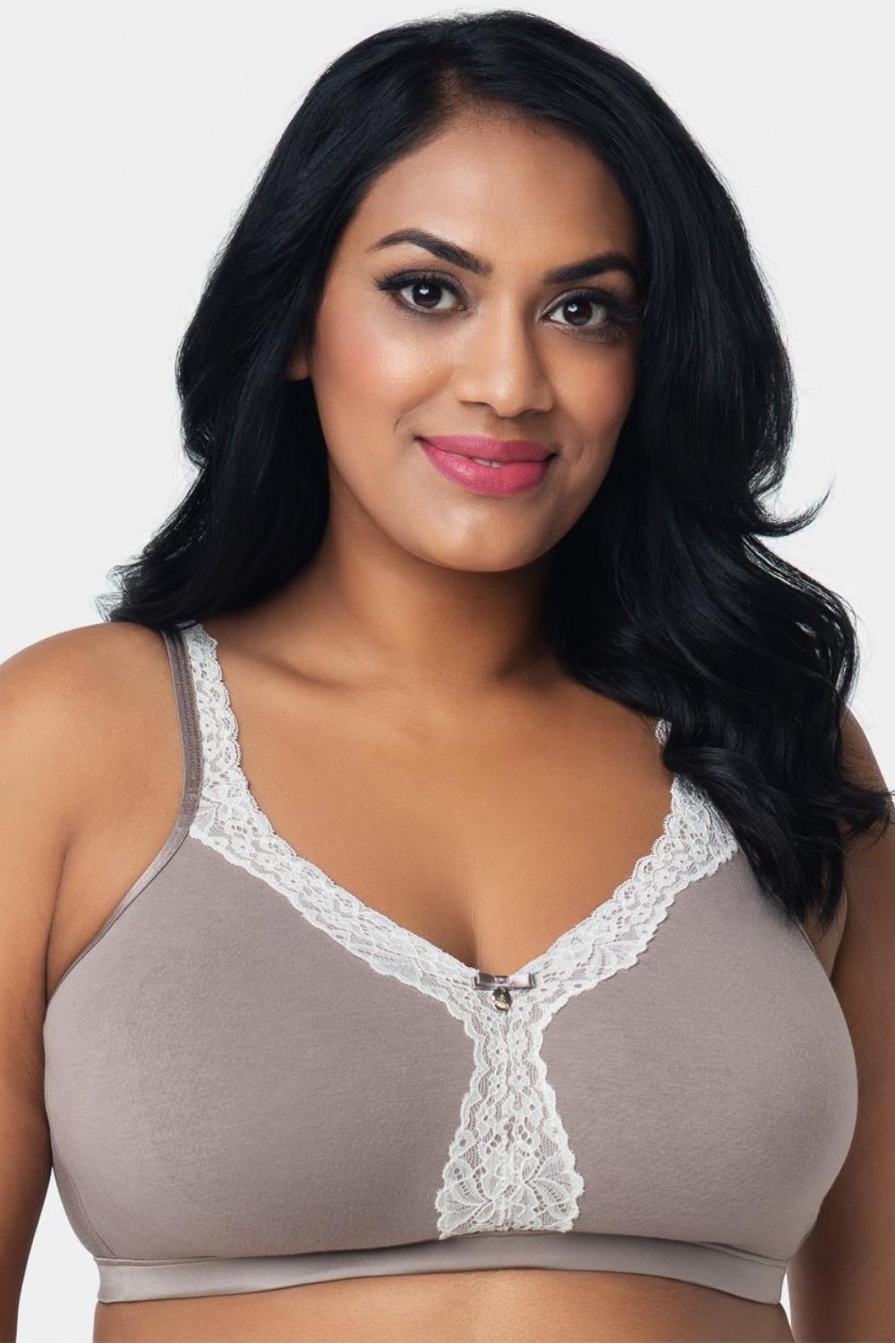 Cotton Luxe Wire Free Bra - Taupe