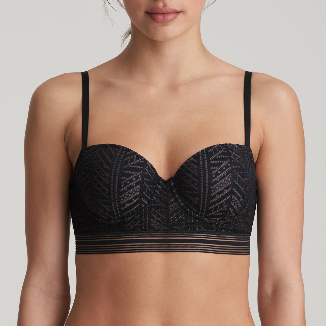 Marie Jo L'Aventure Richard Padded Bra Balcony - Size F 32 – Sheer