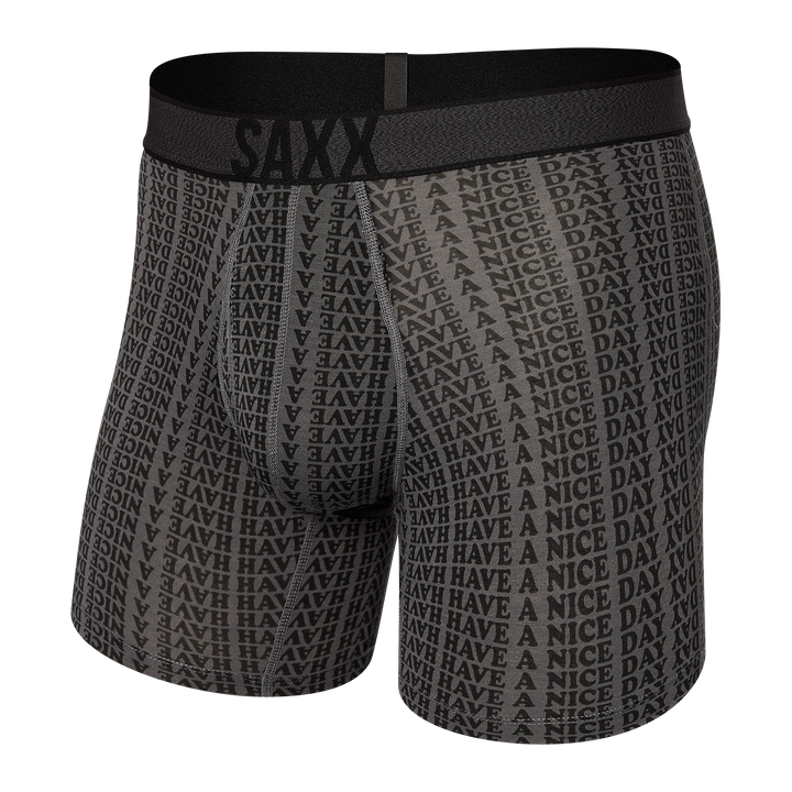 Saxx Viewfinder Boxer Brief - Grey Have a Nice Day - size 2 X