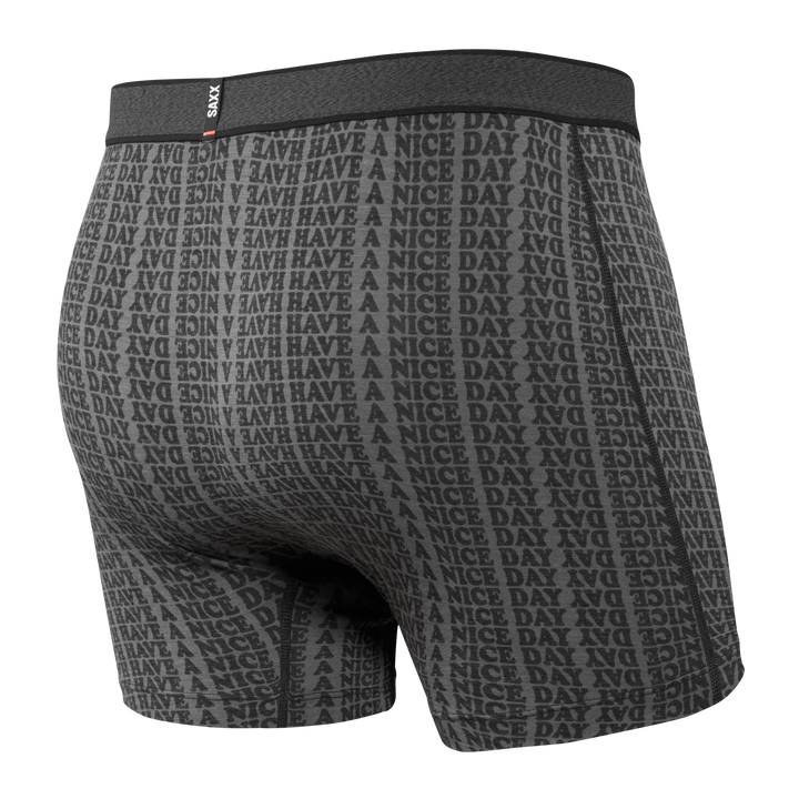 Saxx Viewfinder Boxer Brief - Grey Have a Nice Day - size 2 X