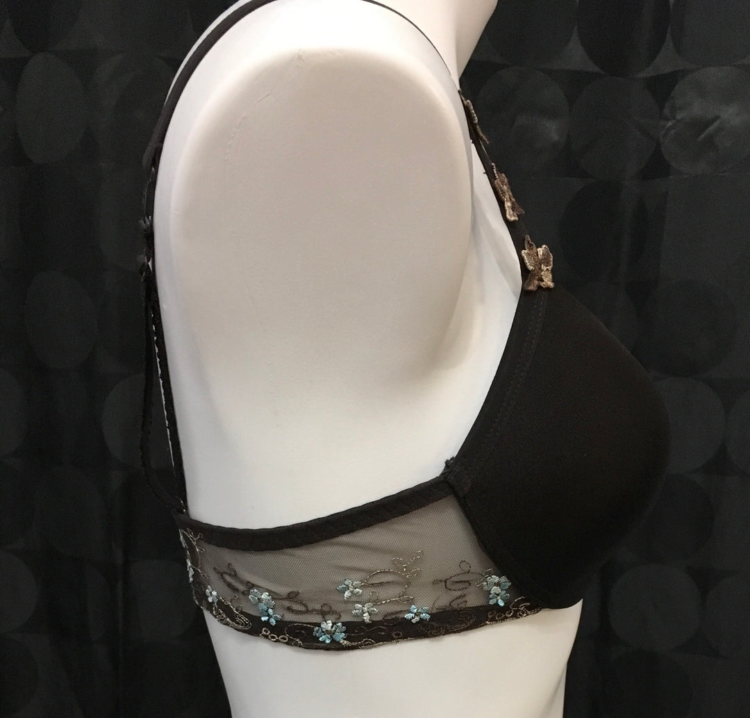 "Final Sale" Molded Plunge Bra - Size C 32