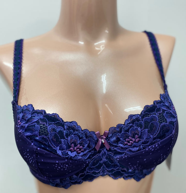 "Final Sale" Kris ‘Summer Sky’ Underwire Bra - Size D 32
