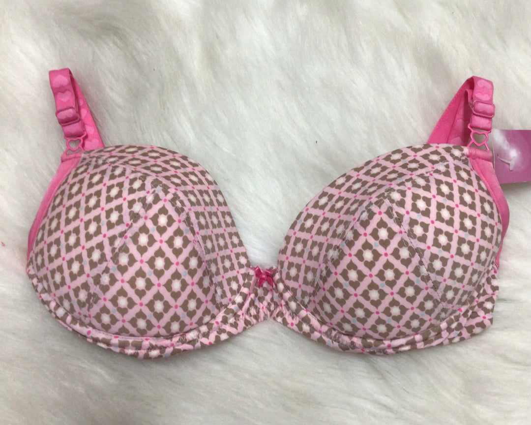 "Final Sale" Chic Wild Rose Padded Push Up Bra