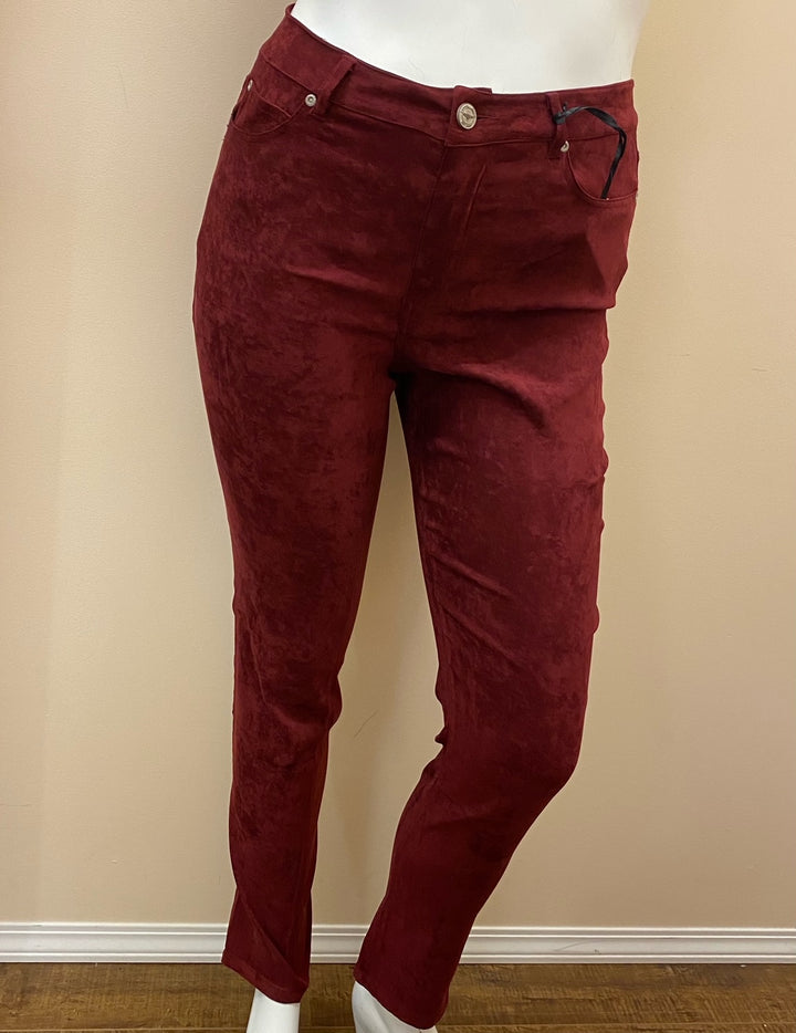 Angela Suede 5 Pocket Skinny Pants