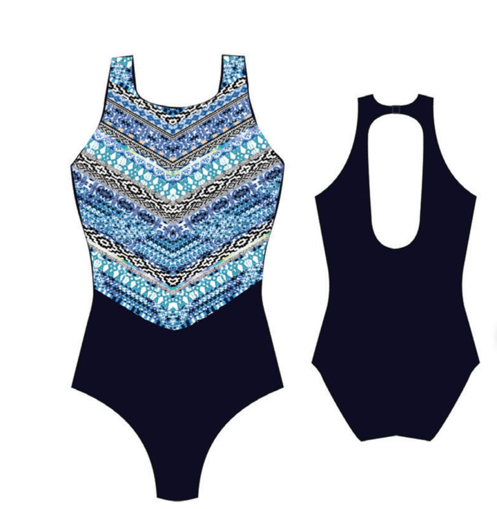 High Neck Mastectomy 1 Piece Swimsuit