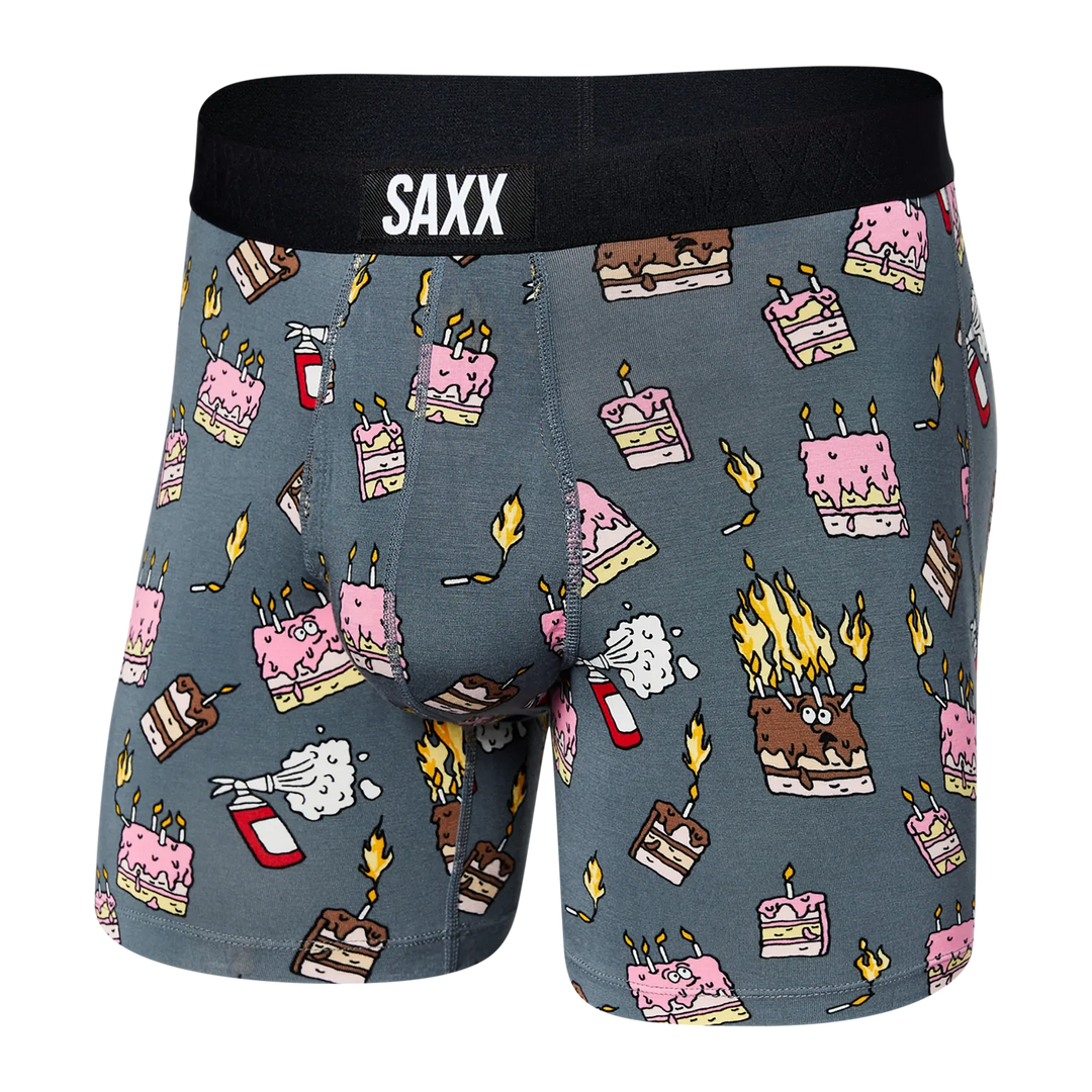 Saxx Ultra Super Soft Boxer Brief - Fired Up Turbulence