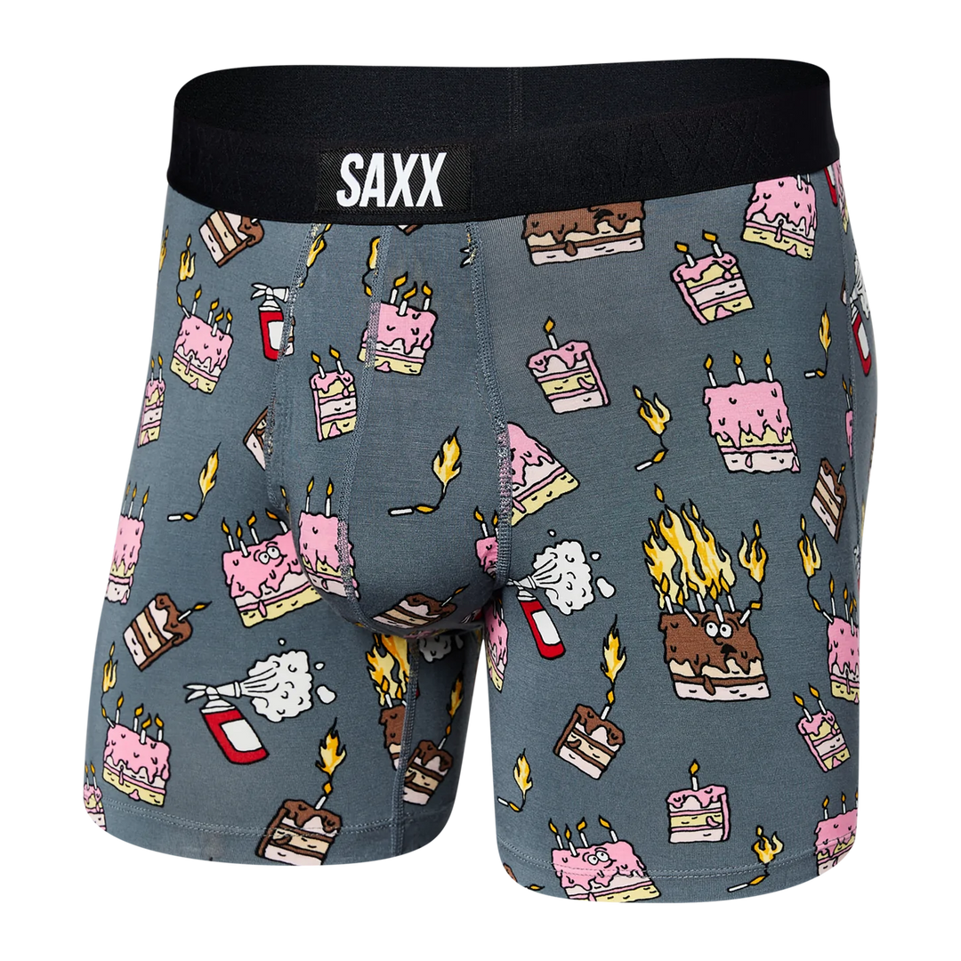🇨🇦 Saxx Ultra Super Soft Boxer Brief - Fired Up Turbulence