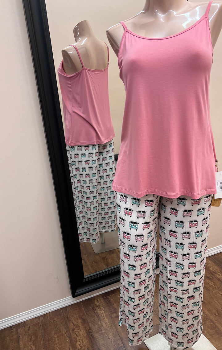Cami & Lounge Pants Set - Vintage Vans - Size Medium