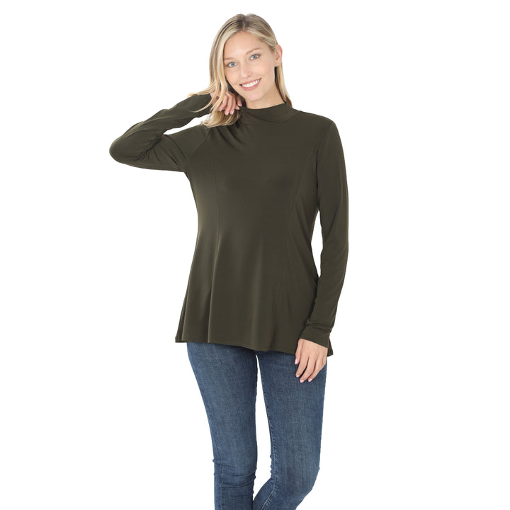 Mock Neck Top