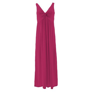Simple Twist Nightgown / Dress - Berry