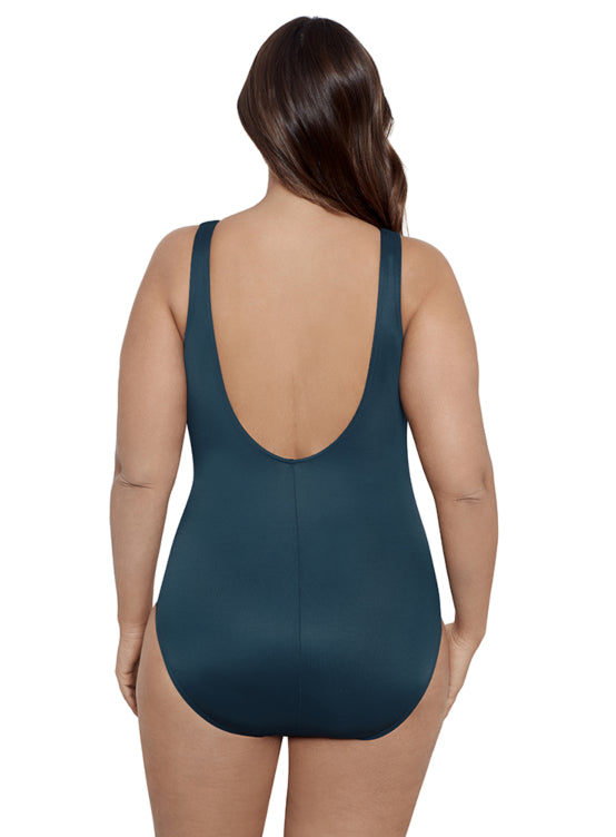 Miraclesuit Illusionists Crossover Swimsuit - Size 22