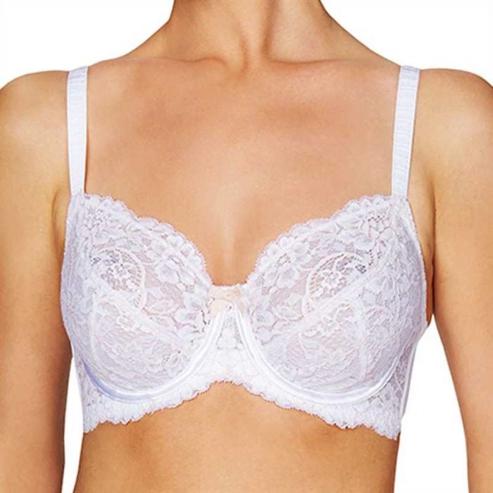 Blossoming Lace Underwire Bra - Size D 36