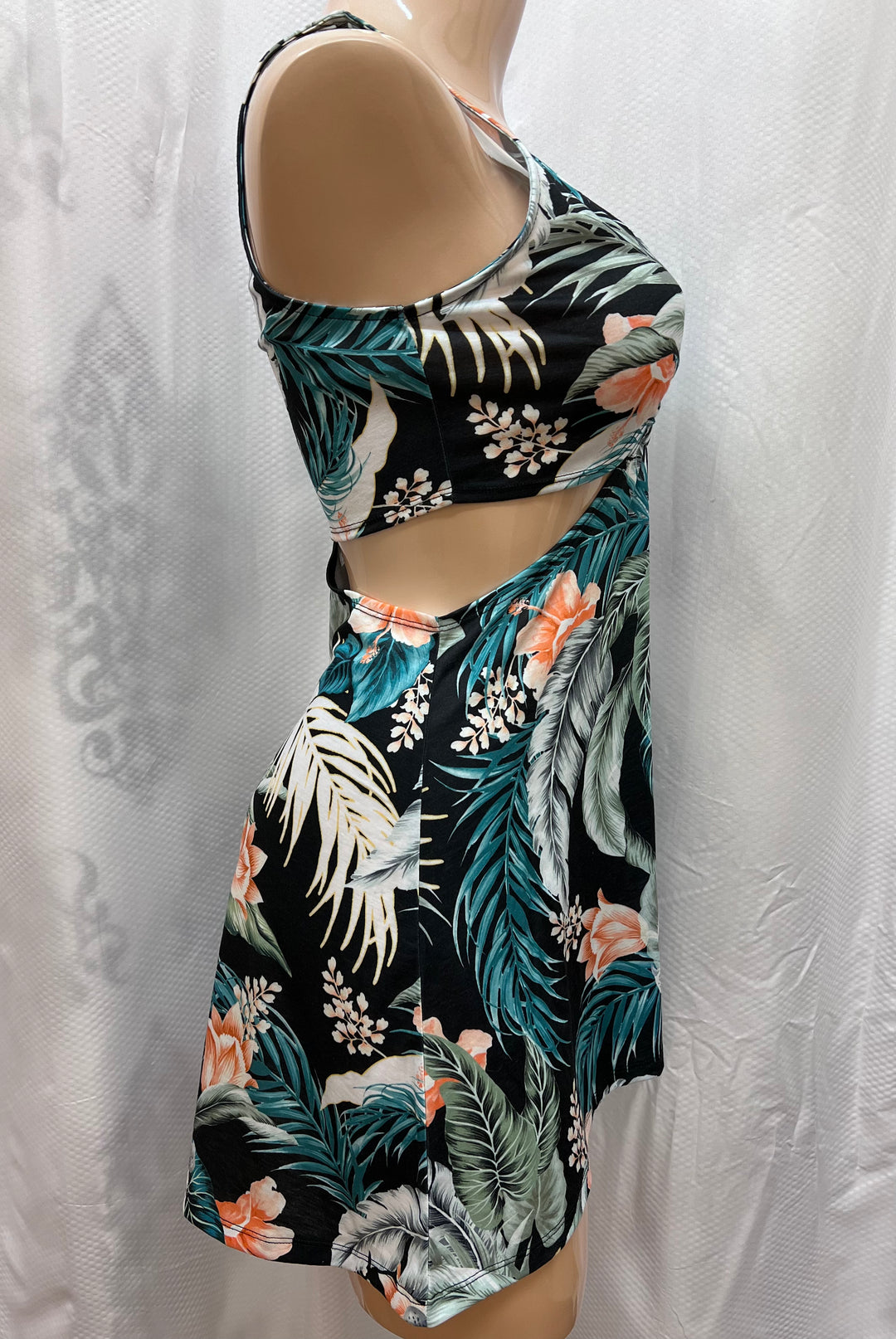Tropical Cut-Out Cover Up - Size Medium