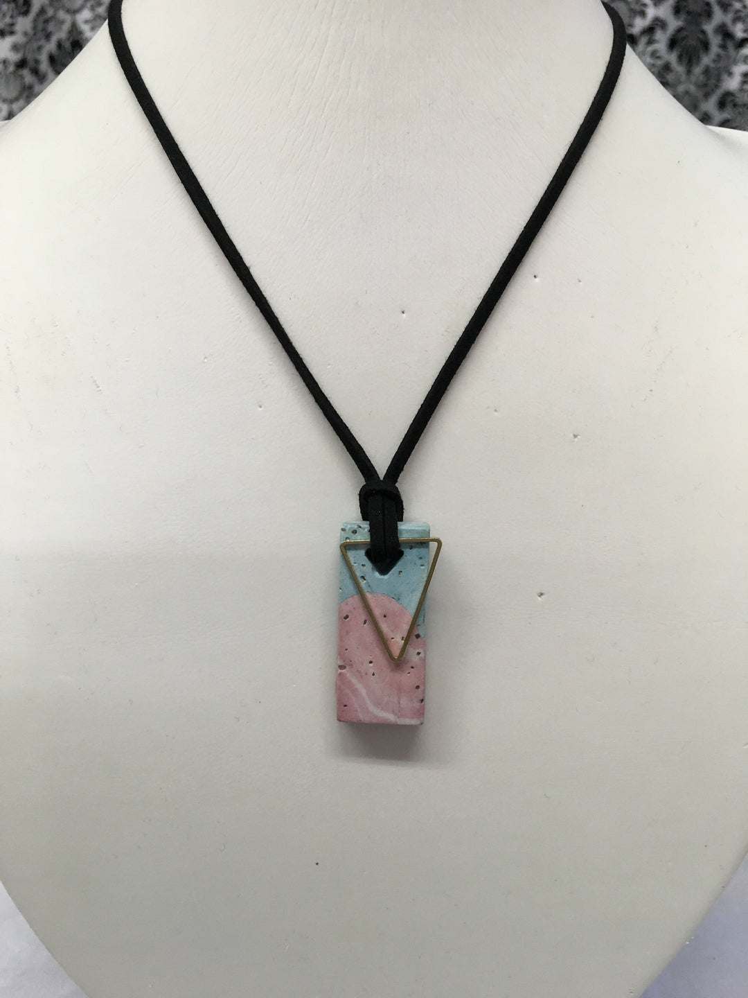Clay Pendant Necklace