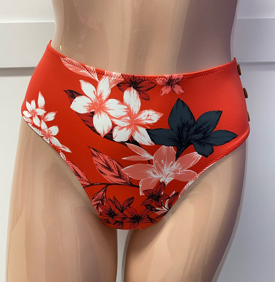 Retro-Rise Swim Bottoms - Size Small