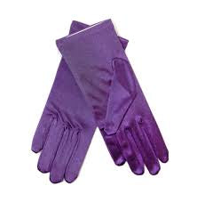 Short Satin Gloves