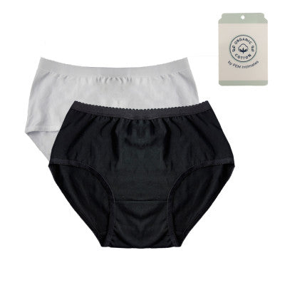 Organic Cotton Women's Underwear Full Brief - Size Medium