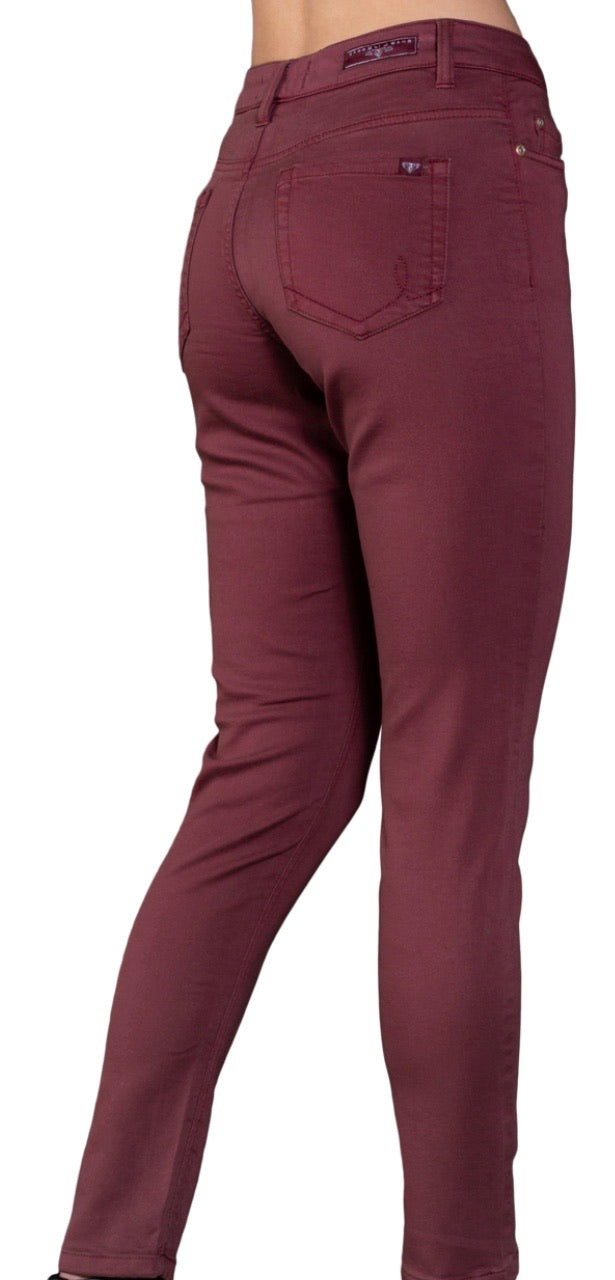 Angela Barcelona Pull On Pants - Zinfandel - Size 14