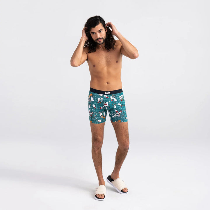 🇨🇦 Saxx Vibe Super Soft Boxer Brief - GridIron Snowman