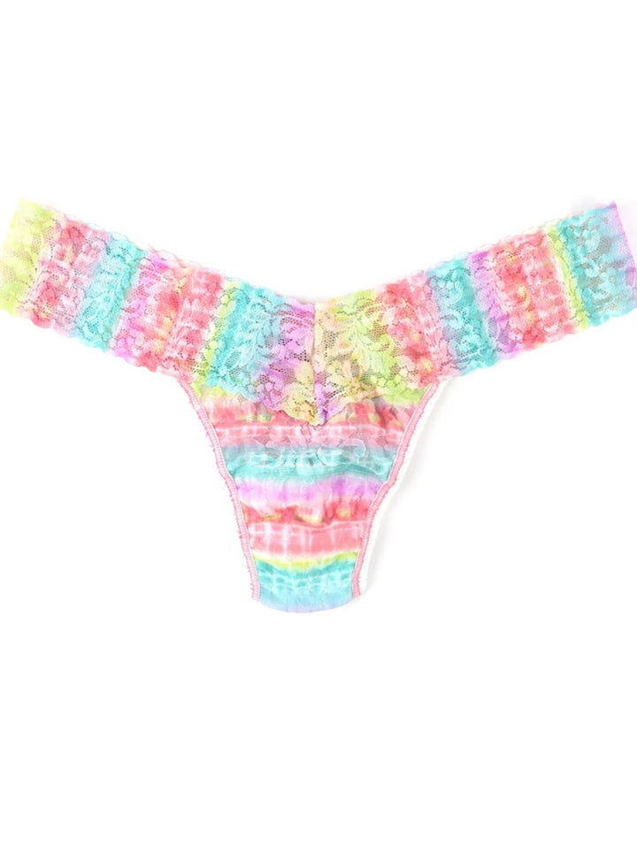 Hanky Panky Printed Signature Lace  Thong- Bohemian Stripe