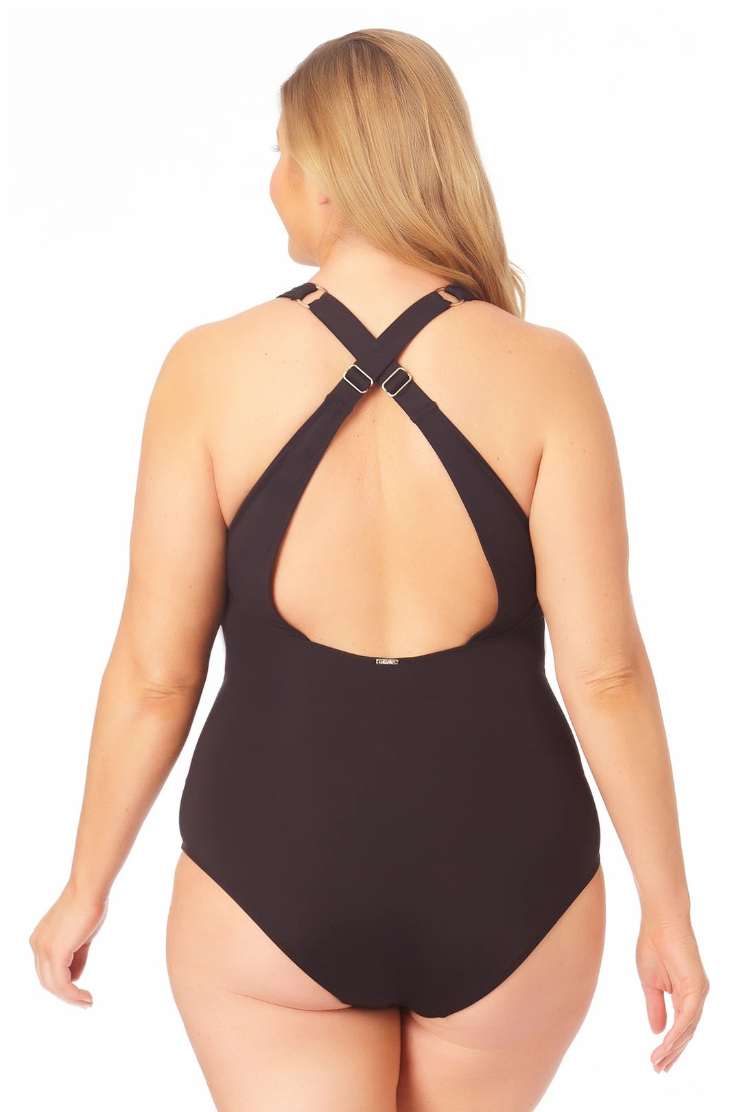 V Neck Cross Back One Piece - Size 24