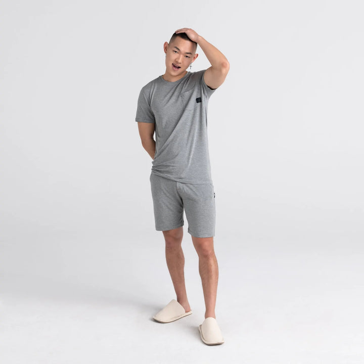 Saxx Snooze Shorts - Dark Grey Heather