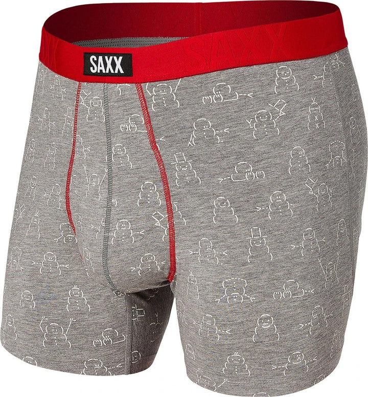 🇨🇦 Saxx Undercover Boxer - Grey Ascii Art Snowman