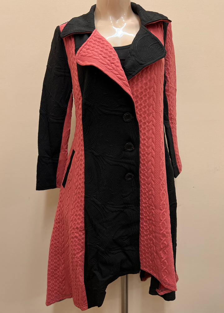 Woven Long Jacket - Size Medium