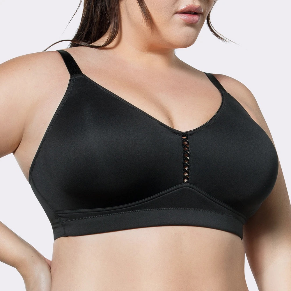 ABECEL Sports Underwear, Latex Seamless Bra Plus Size Bras for