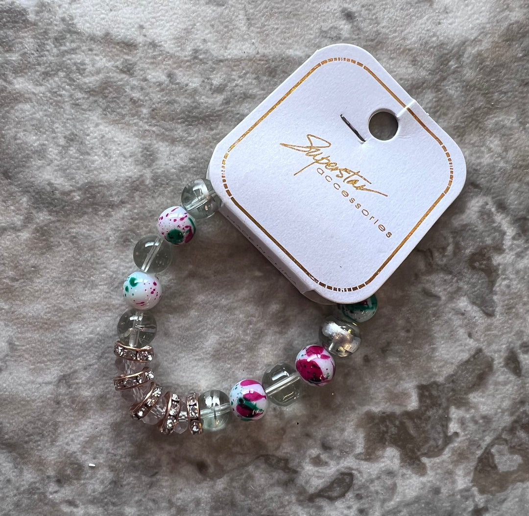 Multi Bead Stretch Bracelet
