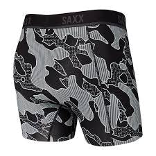 🇨🇦 Saxx Kinetic  - Black Po Mo Camo - Size Small